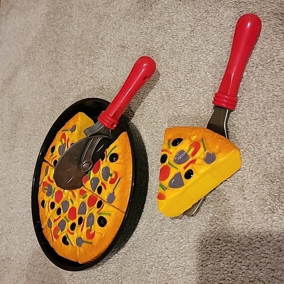 Children's pretend play toy kitchen food pizza - Picture 3 of 3